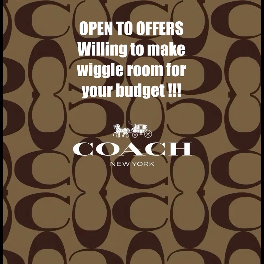 Make Me an OFFER!!!! On any coach bag !!